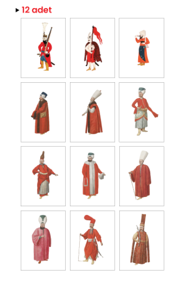 Osmanlı Kartpostal 1 (12'li)